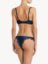 Set regalo 3 pezzi lingerie e vestaglia Maison color blu_11
