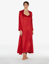 Set regalo con 2 capi rossi Silk Lounge Long_0