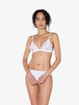 Reggiseno a triangolo in pizzo bianco_1