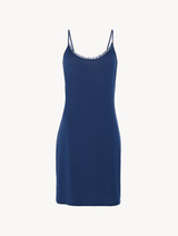 Slipdress in Blu denim scuro rayon_0