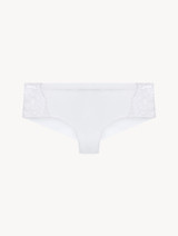 Shorty in cotone bianco_0