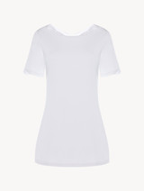 T-shirt in cotone bianco_0