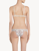 Reggiseno a triangolo in pizzo Leavers off-white_2