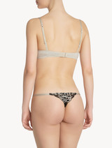 Perizoma in Lycra® grigia e pizzo Leavers nero_2