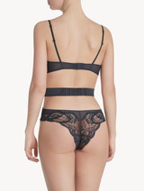 Body in tulle e pizzo Leavers color grigio_1