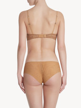 Shorty in pizzo floreale beige_2