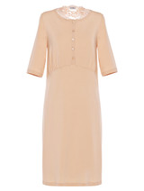 Camicia da notte in jersey modal rosa antico_0