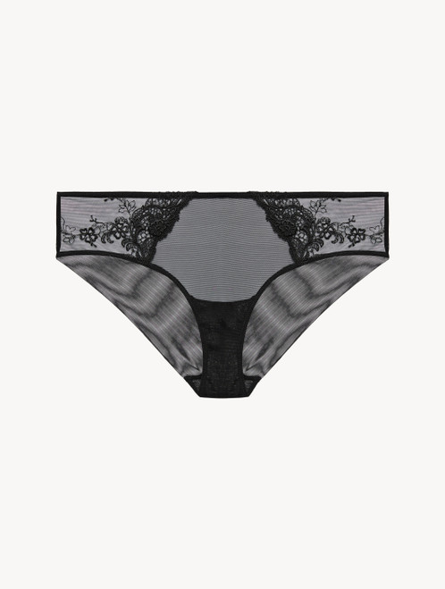 Slip medio nero in tulle ricamato_4