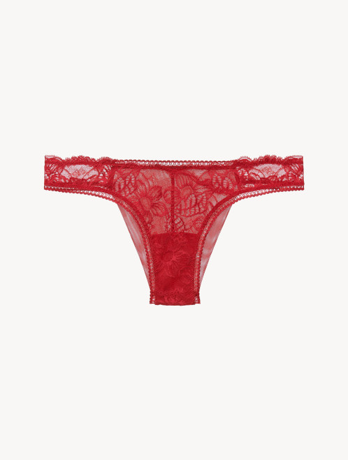 Slip brasiliano in Lycra® rosso granato con pizzo Leavers_3