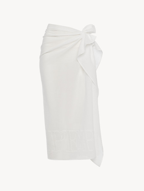 Pareo in cotone bianco_2