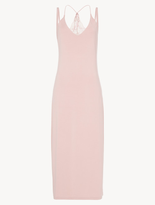 Slipdress lungo in jersey modal rosa_0