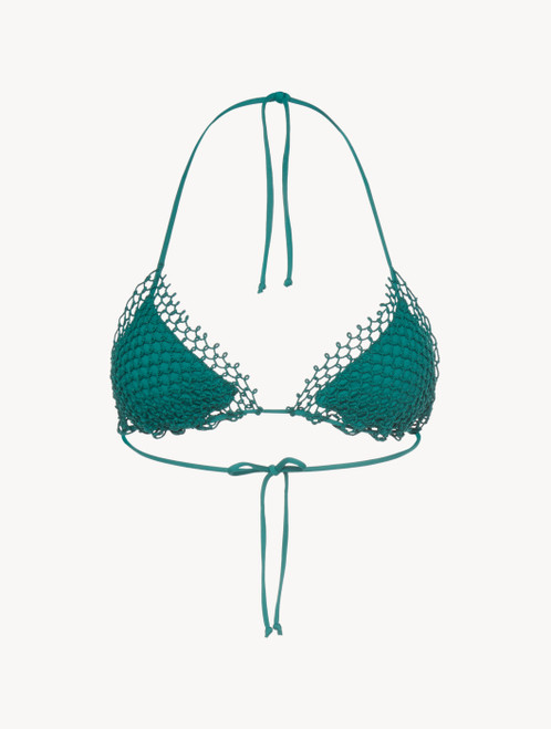 Reggiseno mare a triangolo verde turchese con con soutache_2