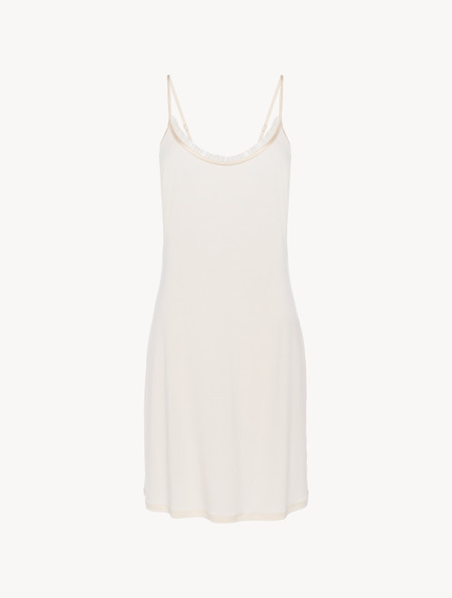 Slipdress in rayon off-white_4