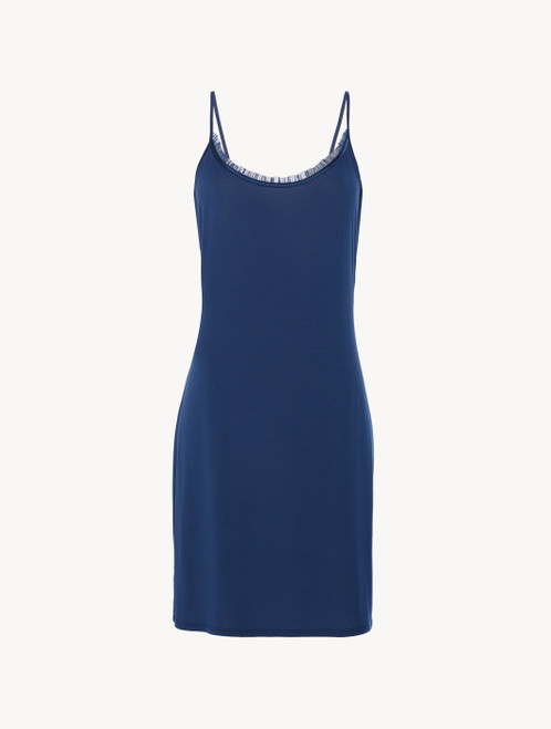 Slipdress in Blu denim scuro rayon_1