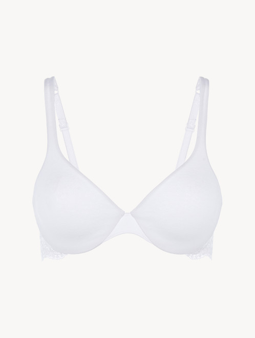 Reggiseno con ferretto in cotone e pizzo bianco_4