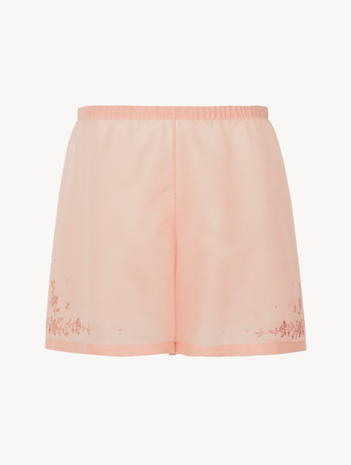 Short in voile di cotone terracotta_3