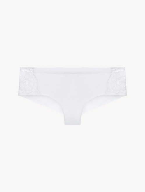 Shorty in cotone bianco_2