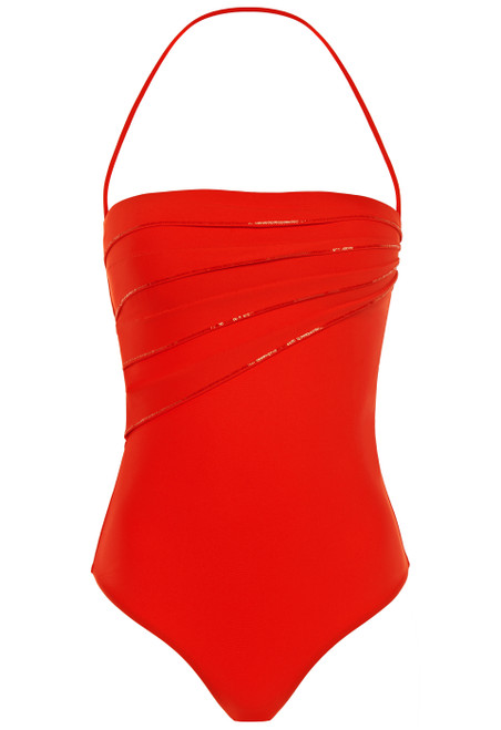 Costume intero con ferretto rosso_0