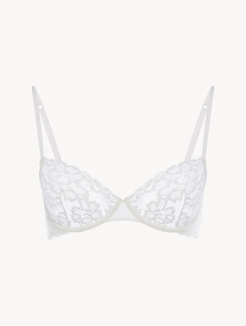 Reggiseno con ferretto in pizzo Leavers bianco_4