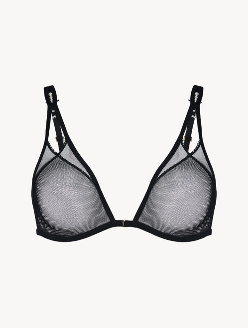 Reggiseno a triangolo in tulle nero_4