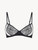 Reggiseno senza ferretto in pizzo Leavers nero e Lycra® opaca_0