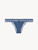 Slip brasiliano in pizzo Leavers blu fiordaliso_0
