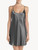 Camicia da notte corta in seta argento_1