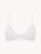 Reggiseno a triangolo in Lycra® bianca con pizzo Leavers_0