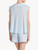 Pigiama in modal stretch blu con pizzo Leavers_3