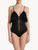 Body con ferretto in tulle ricamato nero con raso di seta_1