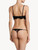 Reggiseno push-up in georgette di seta nera con pizzo Leavers_2