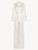 Pigiama in seta off-white con pizzo Leavers_0