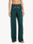Pigiama in seta verde scuro con pizzo Leavers_3