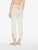 Pantalone in modal off-white con tulle ricamato_2