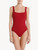 Costume intero senza ferretto rosso scuro_1