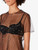 T-shirt in tulle stretch ricamato nero_3