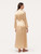 Vestaglia lunga in seta beige_2