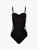 Body control-fit in Lycra® nera con pizzo Chantilly_0