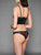Corsetto in pizzo jacquard italiano nero_3