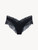 Slip medio in pizzo jacquard italiano nero_0