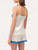 Pigiama corto in seta stretch color crema con pizzo_3