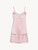 Pigiama corto in seta stretch rosa cipria con pizzo_0