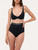 Reggiseno mare nero con ferretto e logo_1