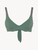 Reggiseno mare verde kaki con ferretto e logo_0
