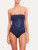 Costume intero Blu navy con dettagli glitterati_3