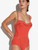 Costume intero rosso mattone con ferretto e dettagli glitterati_3