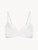 Reggiseno con ferretto in Lycra® bianca con pizzo Chantilly_0