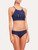 Slip mare a vita media Blu navy con dettagli glitterati_1