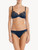 Set regalo 3 pezzi lingerie e vestaglia Maison color blu_5