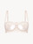 Reggiseno con ferretto e macramè in beige rosato_0